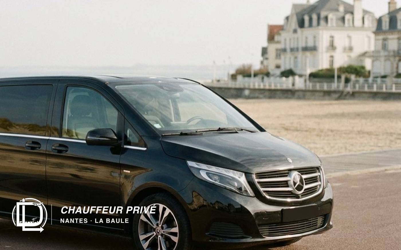 Front de mer de La Baule, la plage et la baie vues depuis la promenade